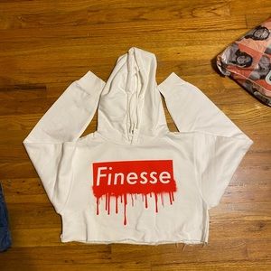 Fashion nova cropped hoodie